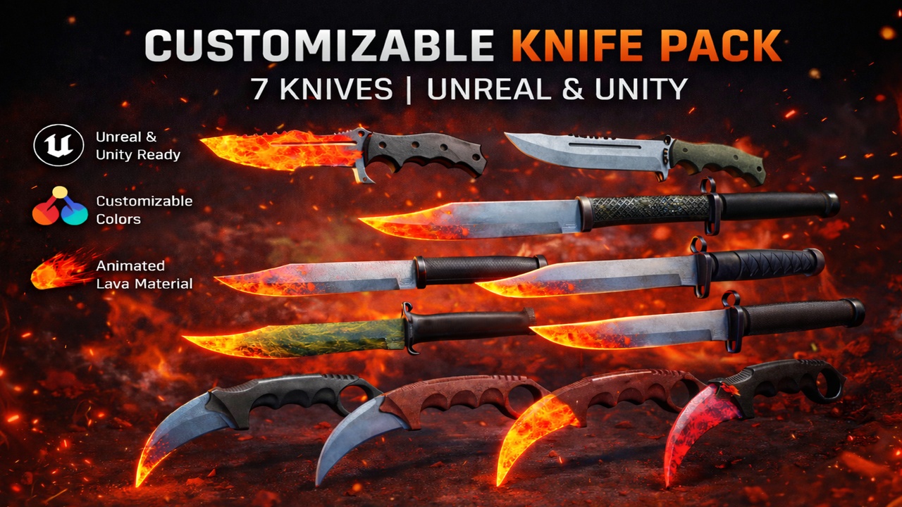 Media 1 for listing Customizable Knife Pack
