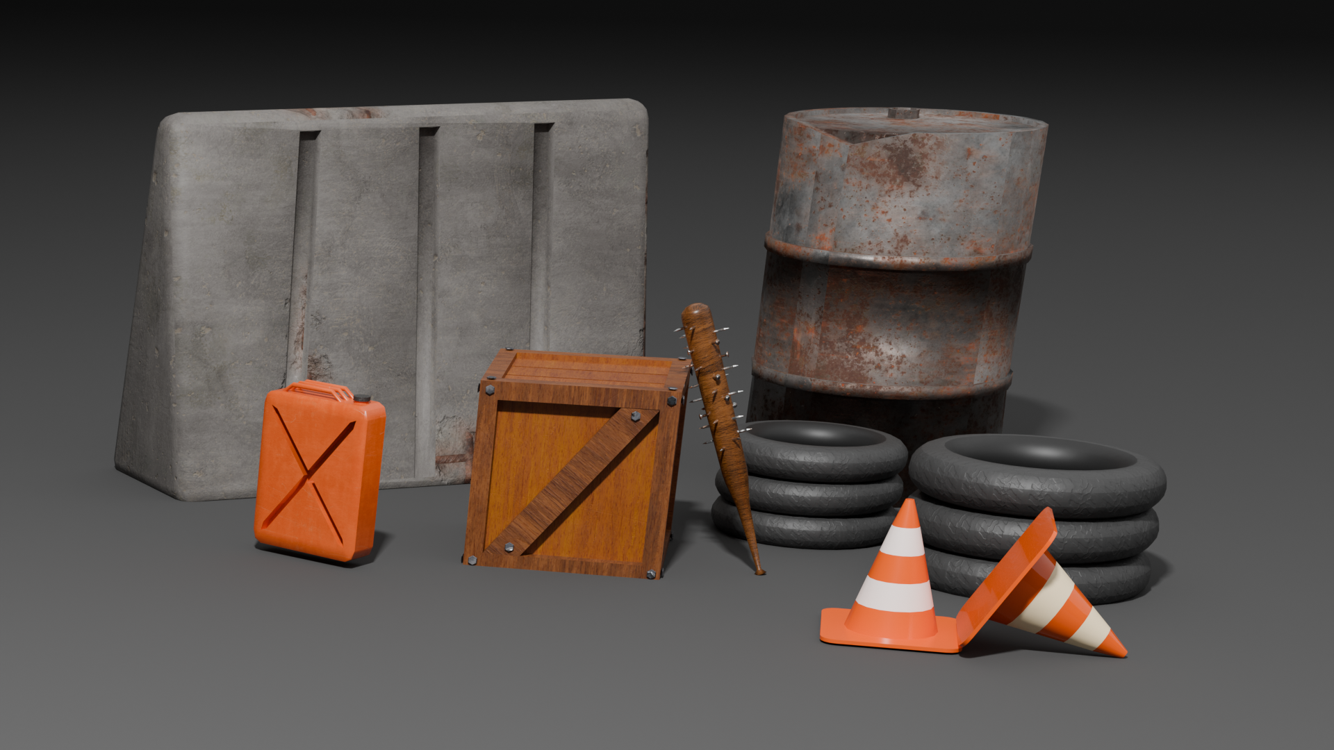 Post-Apocalyptic Survival Props Pack (9 PBR Assets) | Fab