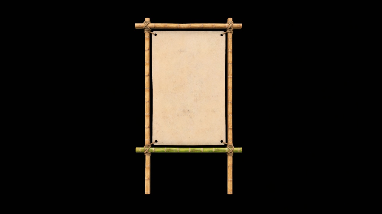 Media 1 for listing Bamboo Jungle Standee Signboard Pack