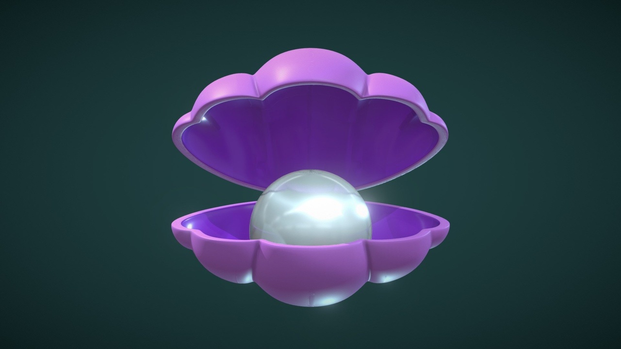 Media 1 for listing Pearl in clam \ Sea shell 🐚