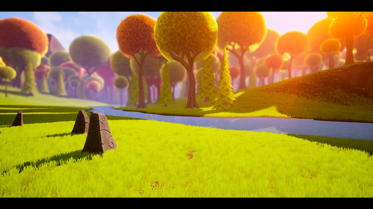 Media 1 for listing Stylized Mountain Landscape