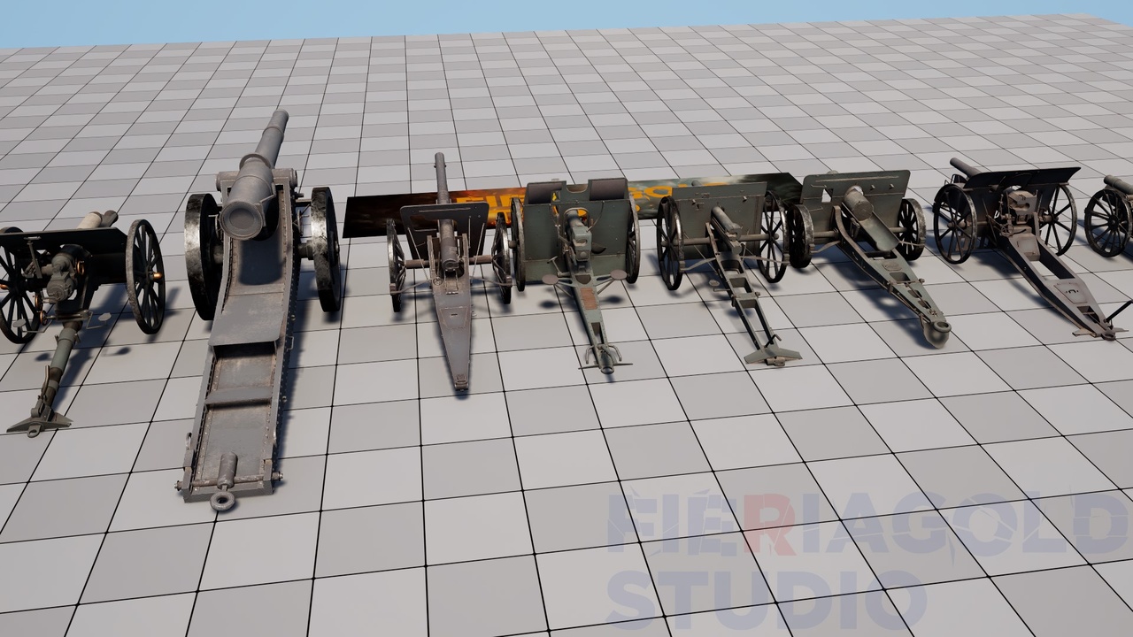 Media 1 for listing Cannons WW1