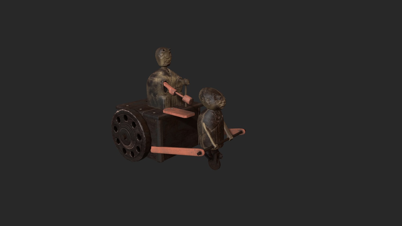 Media 1 for listing Antique Toys Low-poly 3D model