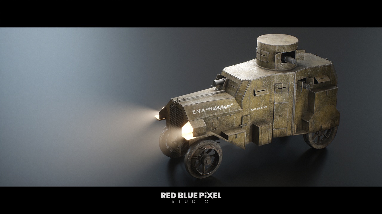 Media 1 for listing WW1 Ehrhdrdt E V Vehicle/Tank