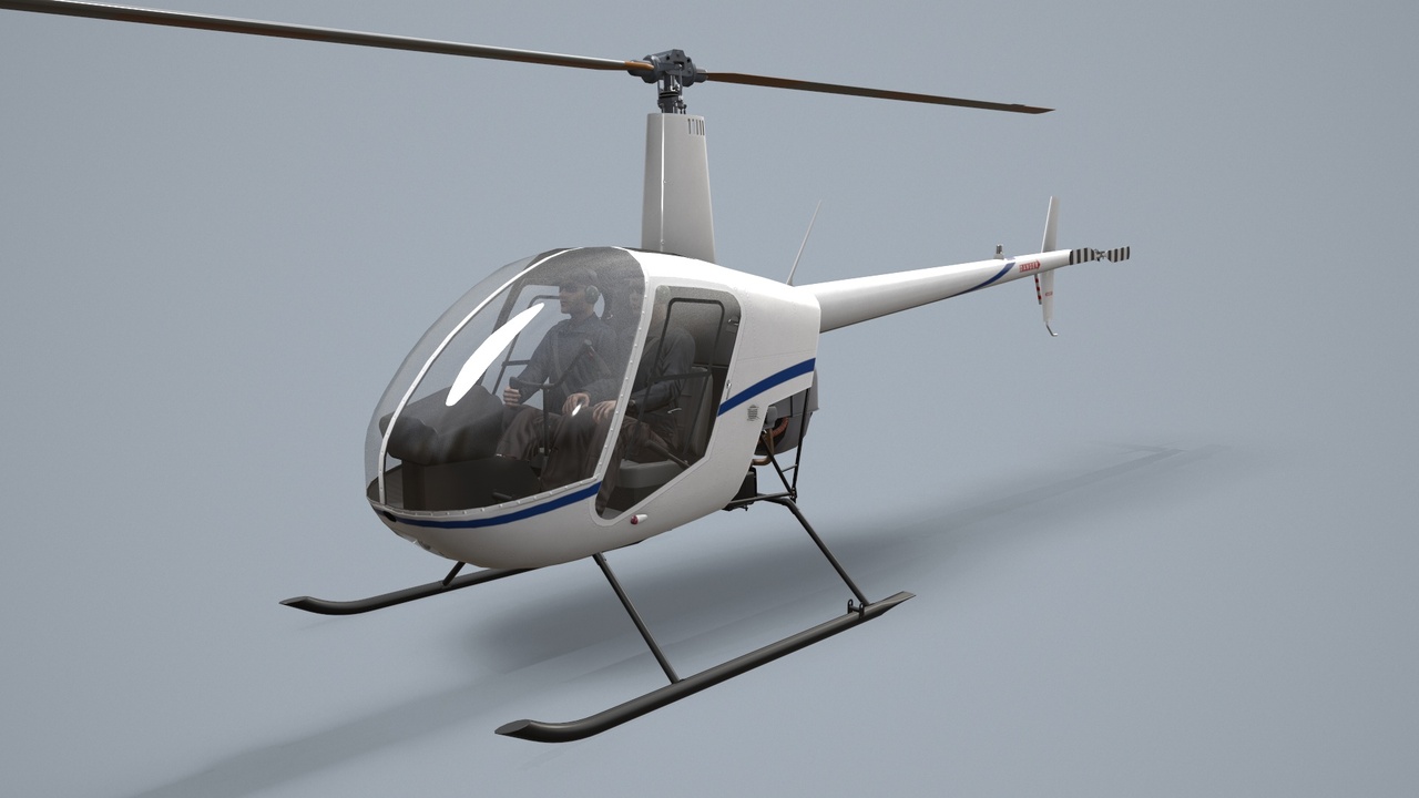 Media 1 for listing Helicopter White Complex Animation (35)