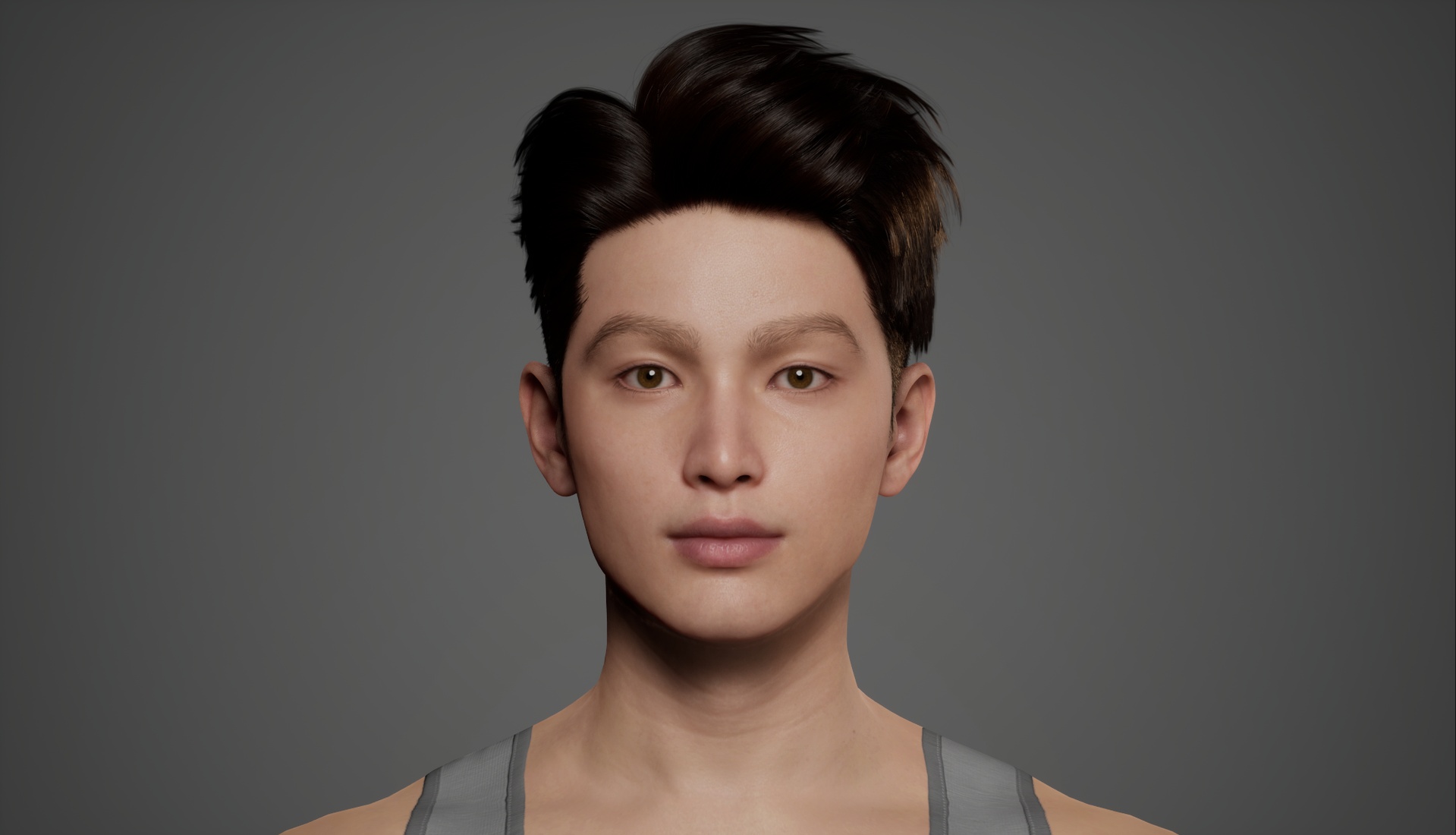 Media 1 for listing Men's hairstyle-MetaHuman Groom 02