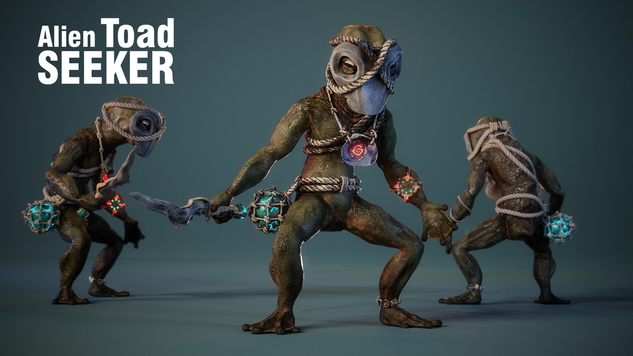Alien Toad Seeker ์ ํ ๋ฑ๋ก์ ์ํ ๋ฏธ๋์ด 1๊ฐ