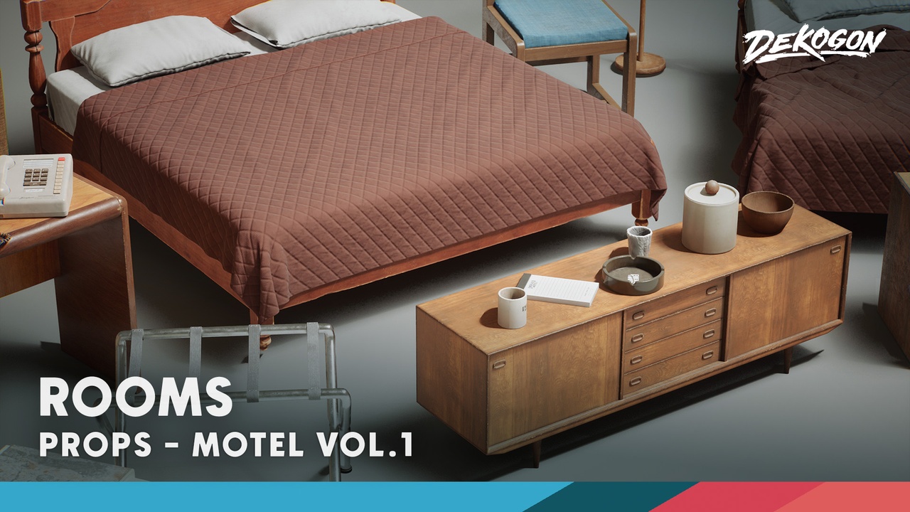 Media 1 for listing Motel VOL.1 - Rooms (Nanite and Low Poly)