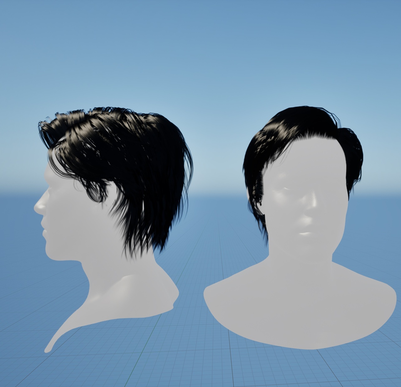 Media 1 for listing Real-time Realistic Male Hairstyle 05 Groom for Humans