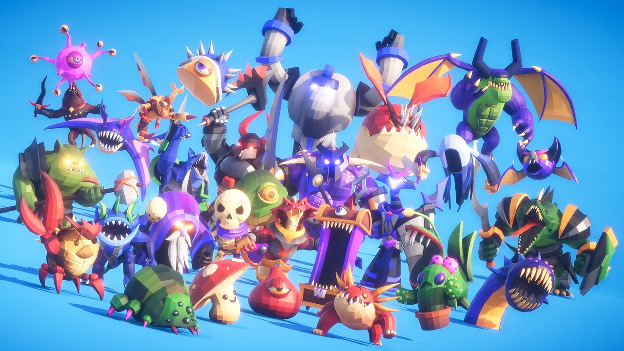 Media 1 for listing RPG Monster Wave Bundle Polyart