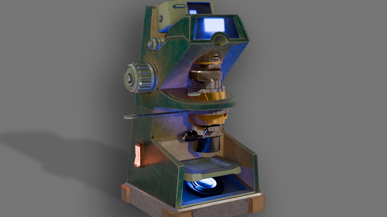 Media 1 for listing Retro-Futuristic Laboratory Asset Pack 1