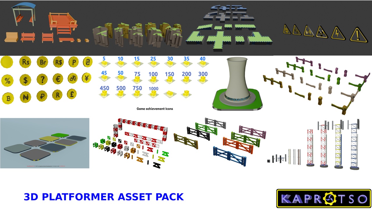 Media 1 for listing 3D Platformer Asset Pack