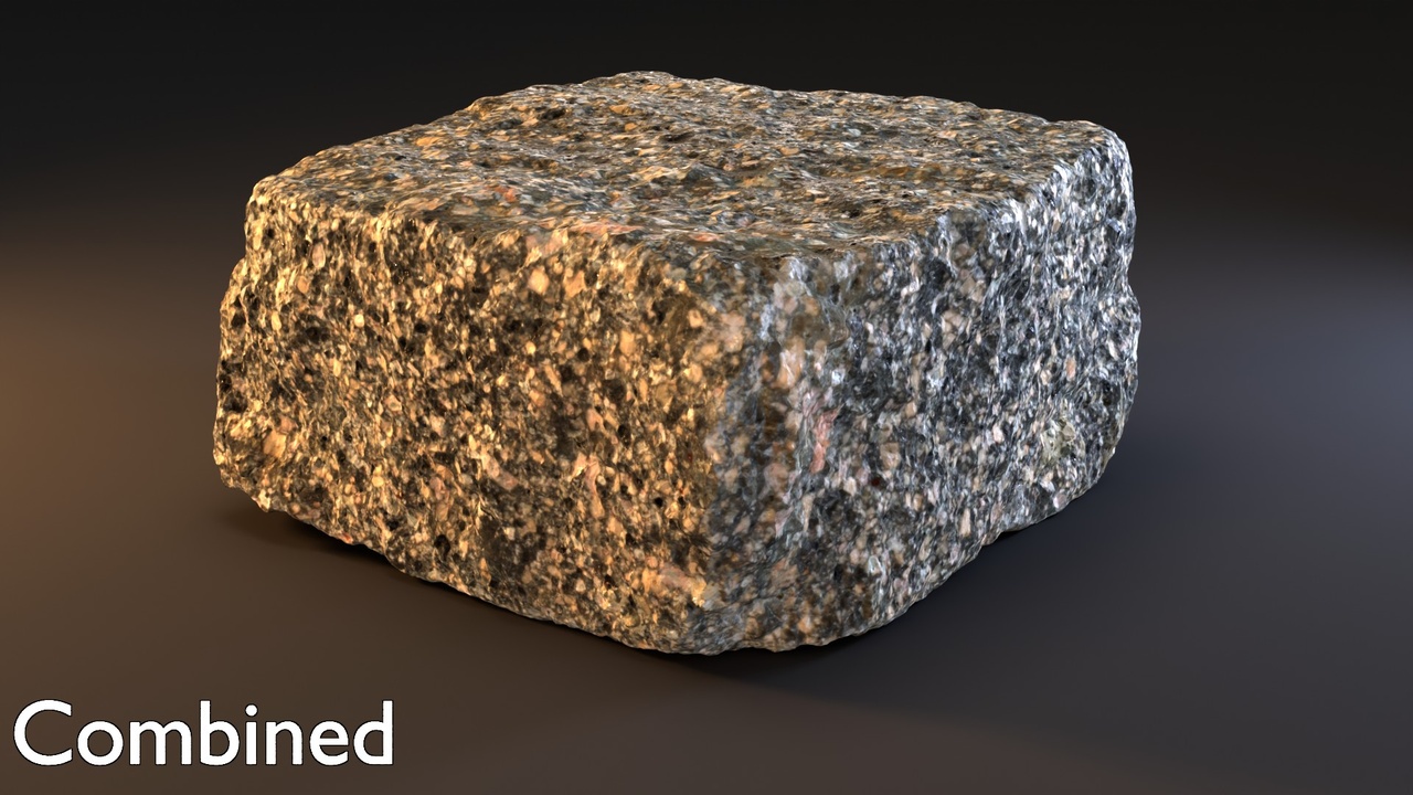 Media 1 for listing Granitic paving stone 03 - High-res mesh