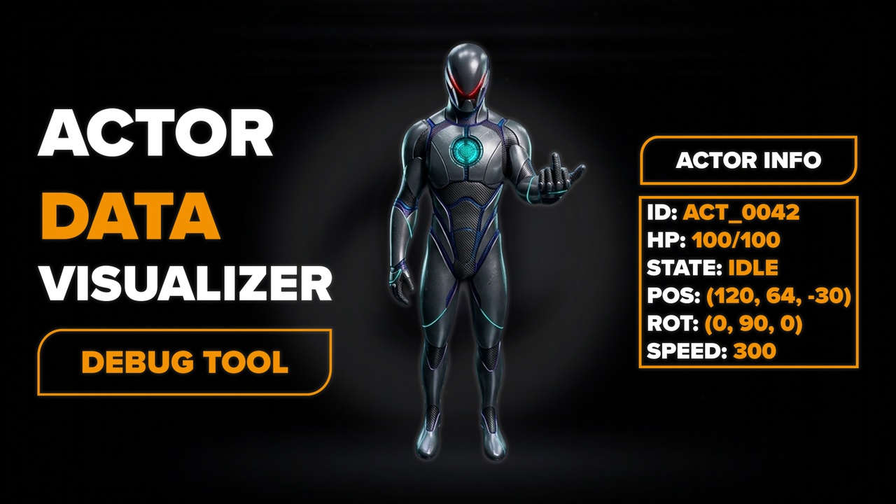 Actor Data Visualizer - Debug Tool | Fab