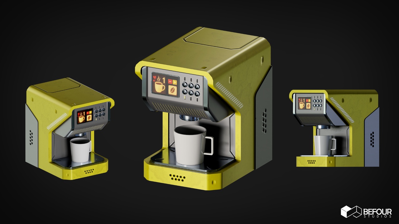 Media 1 for listing Sci-fi Coffee Machine