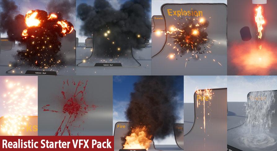 Realistic Starter VFX Pack | Fab