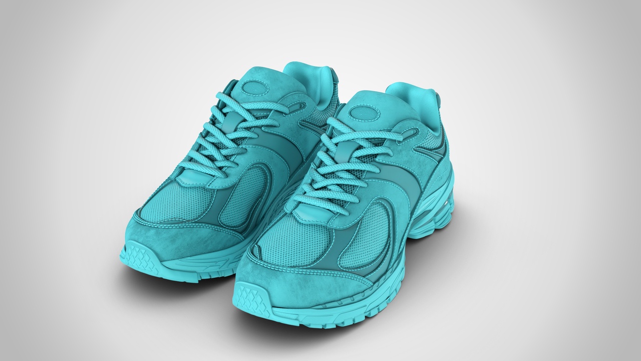 Media 1 for listing Blue Running Shoes