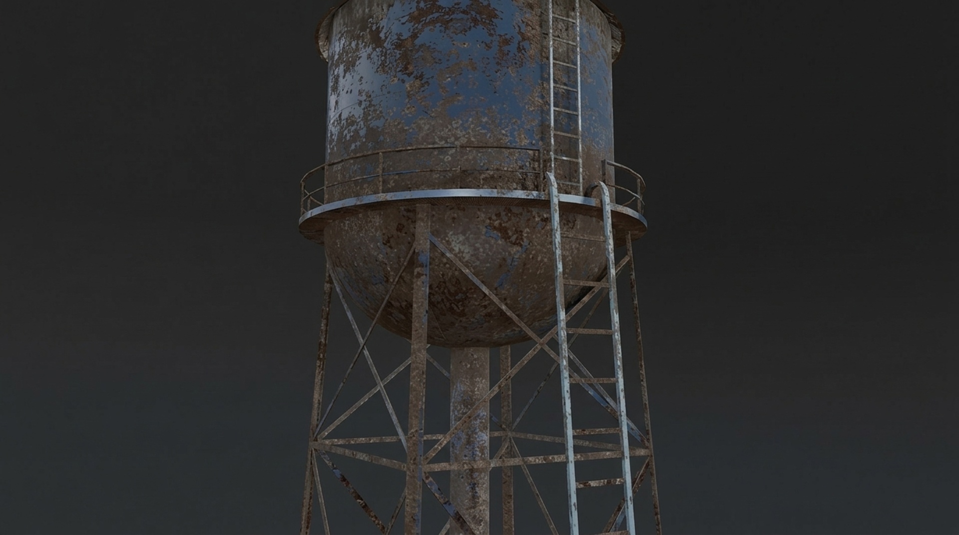 Media 1 for listing Old Water Tower (Abandoned Low-Poly PBR)