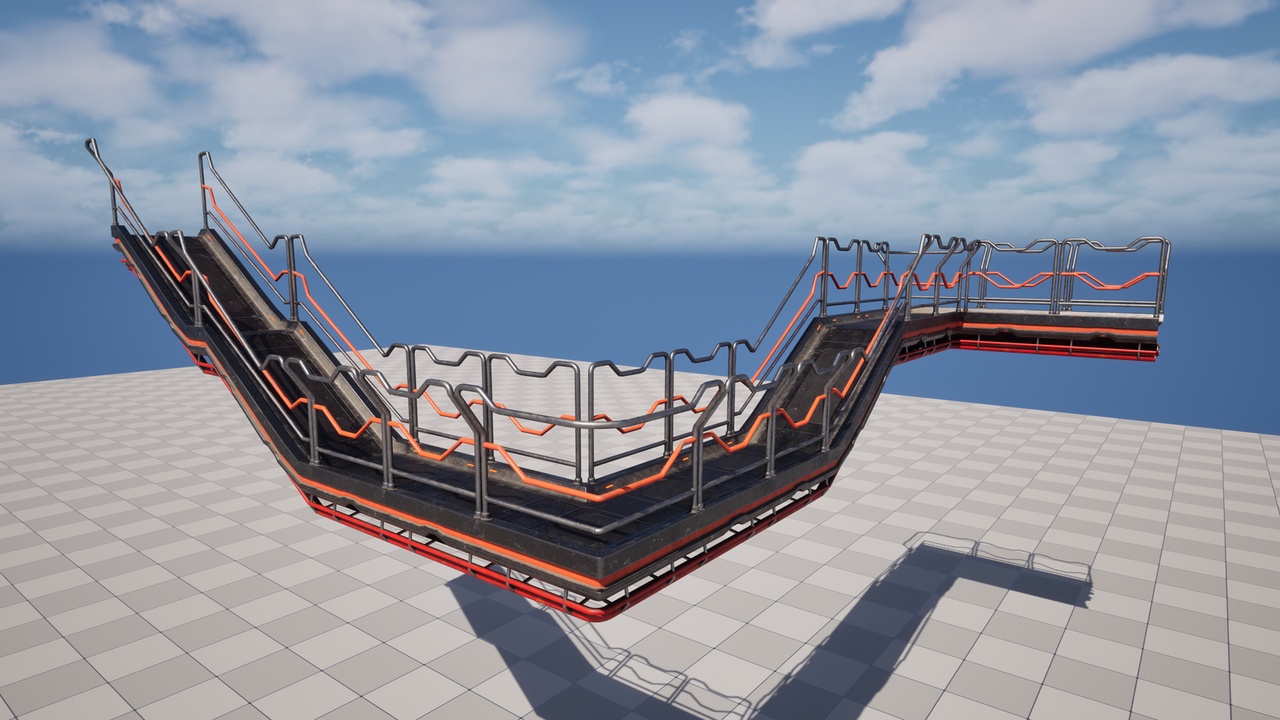Media 1 for listing Modular Cyberpunk Catwalk