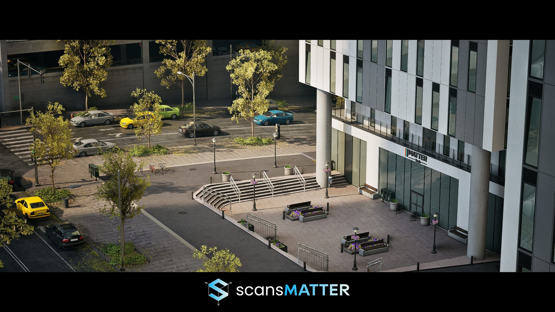 Media 1 for listing Modern 3D City Environment, Large Scale City, UE5