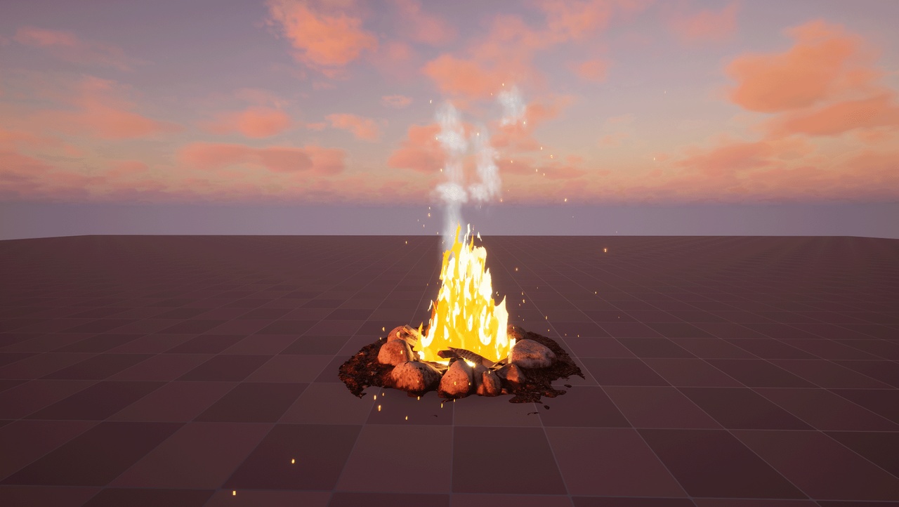 Media 1 for listing Stylized Campfire FX