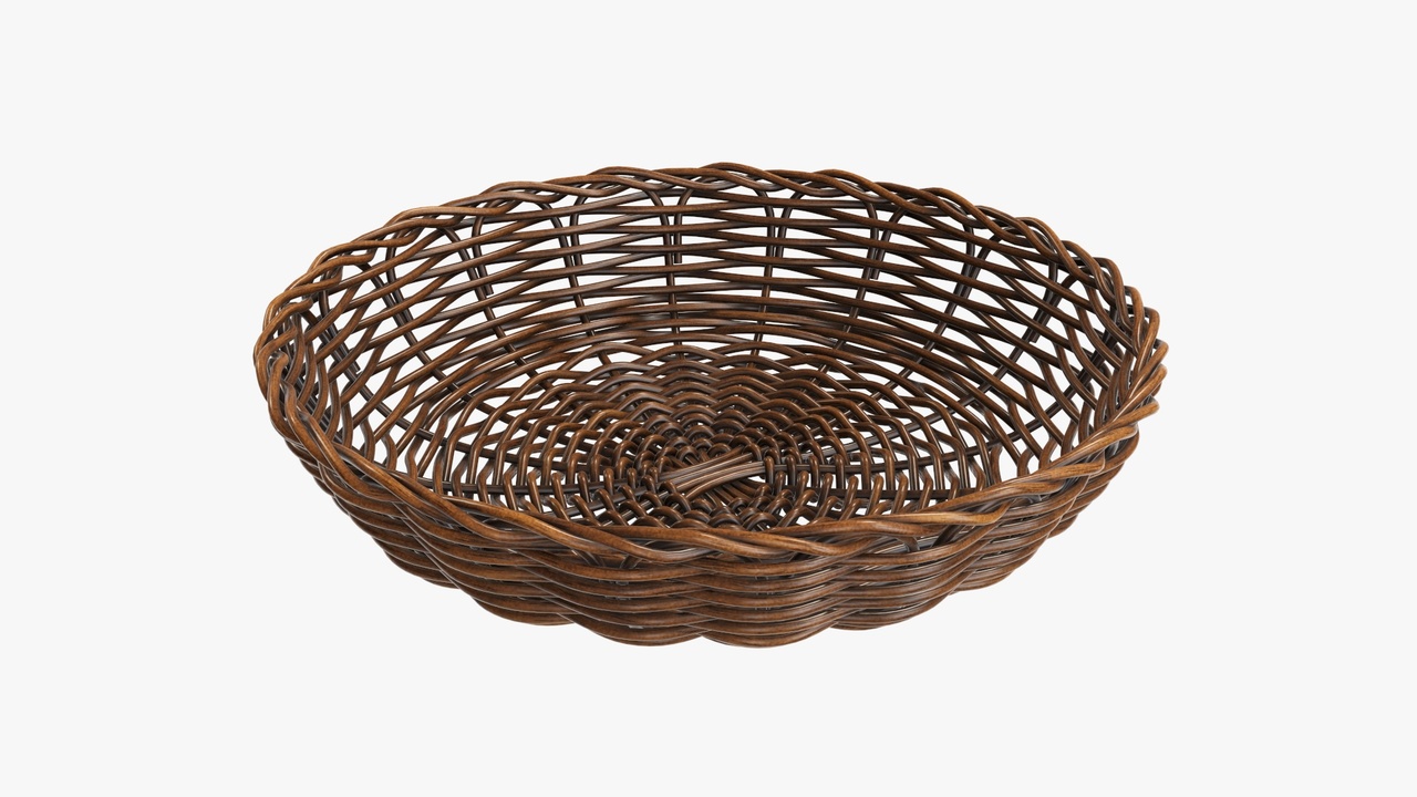 Media 1 for listing Wicker basket dark brown