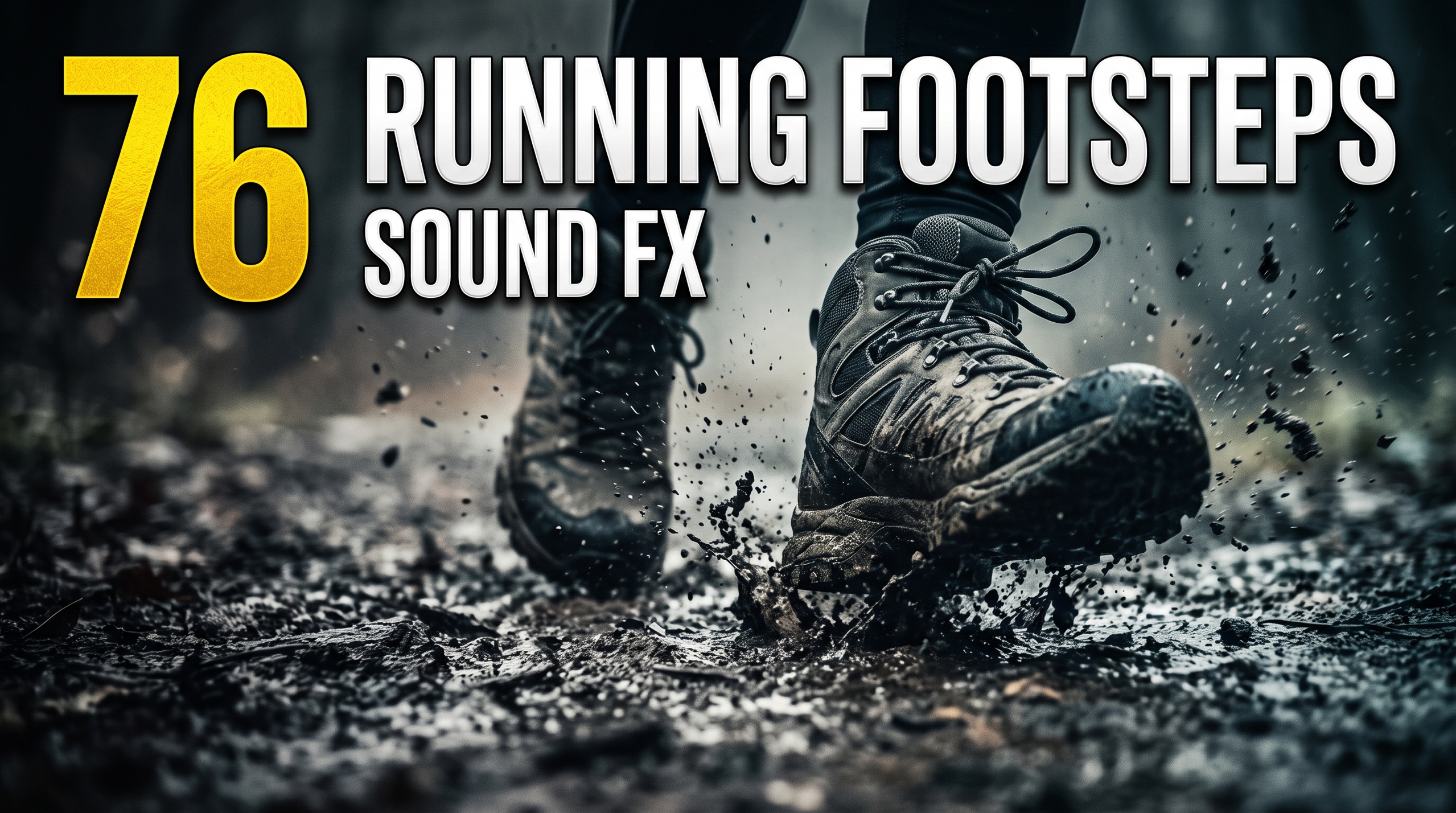 Media 1 for listing Running Footsteps Sound Effects Pack 11 Surfaces