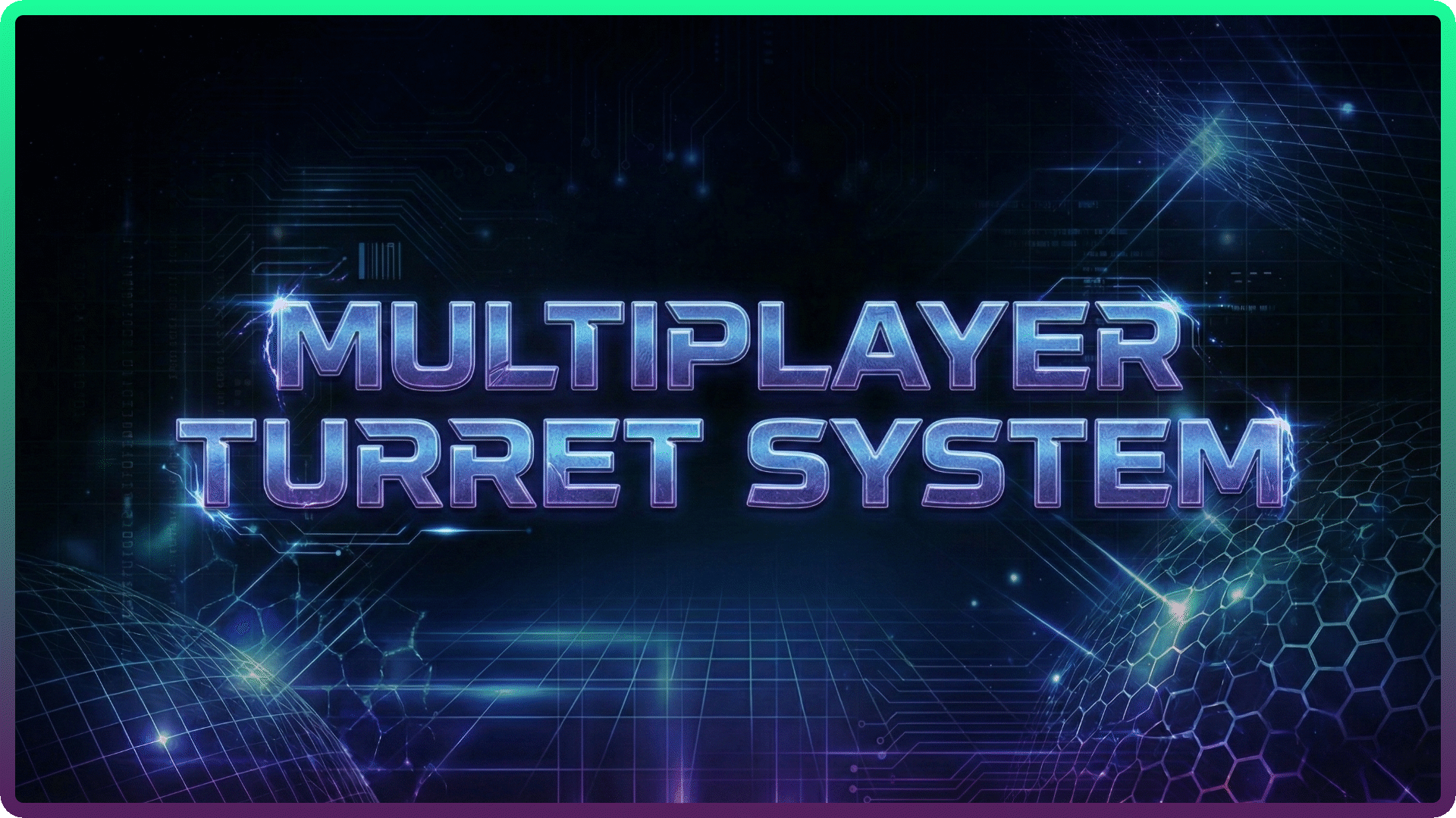 Controllable and automatic Multiplayer Turret System | Fab