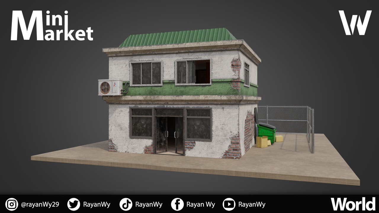 Media 1 for listing Wasteland Modular Builder Entrable interiors: Post Apocalyptics Desert Pack