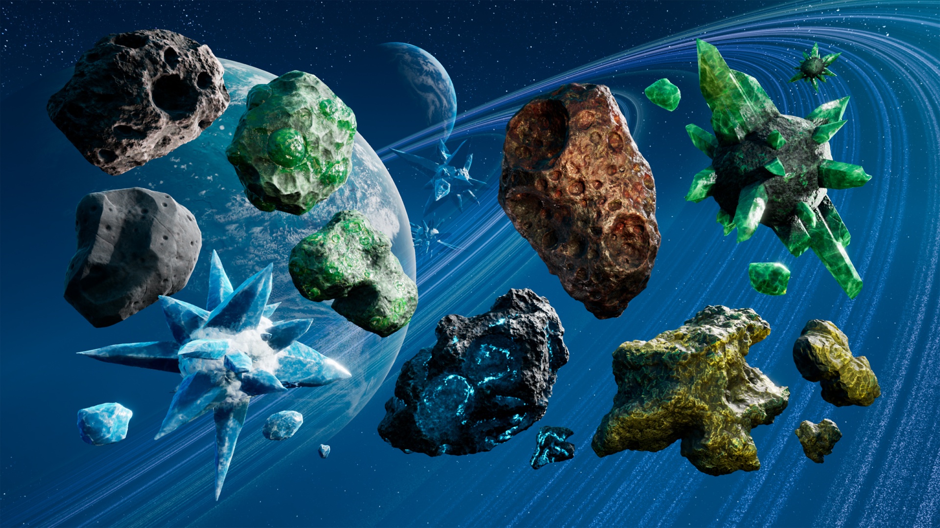 Media 1 for listing Asteroids