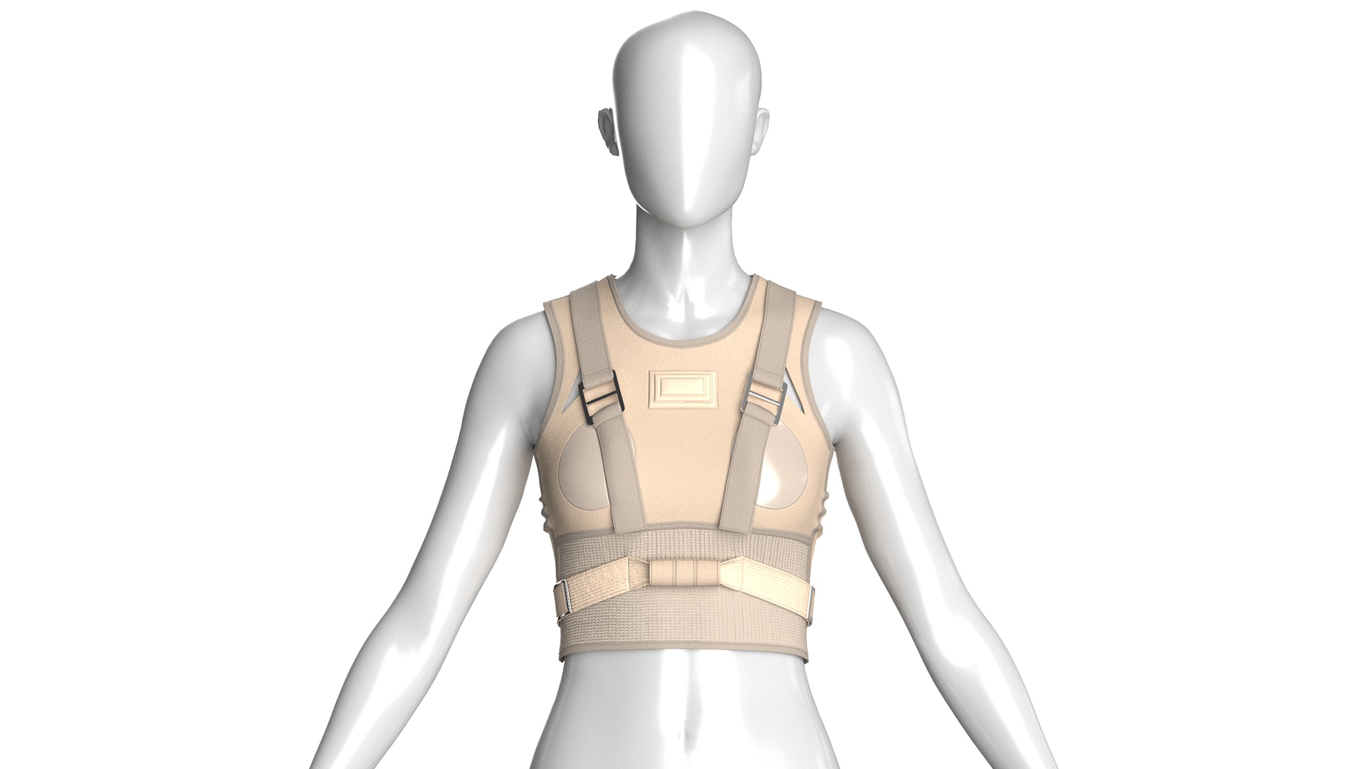 Media 1 for listing Girls Crop Top With Buckled | High Poly