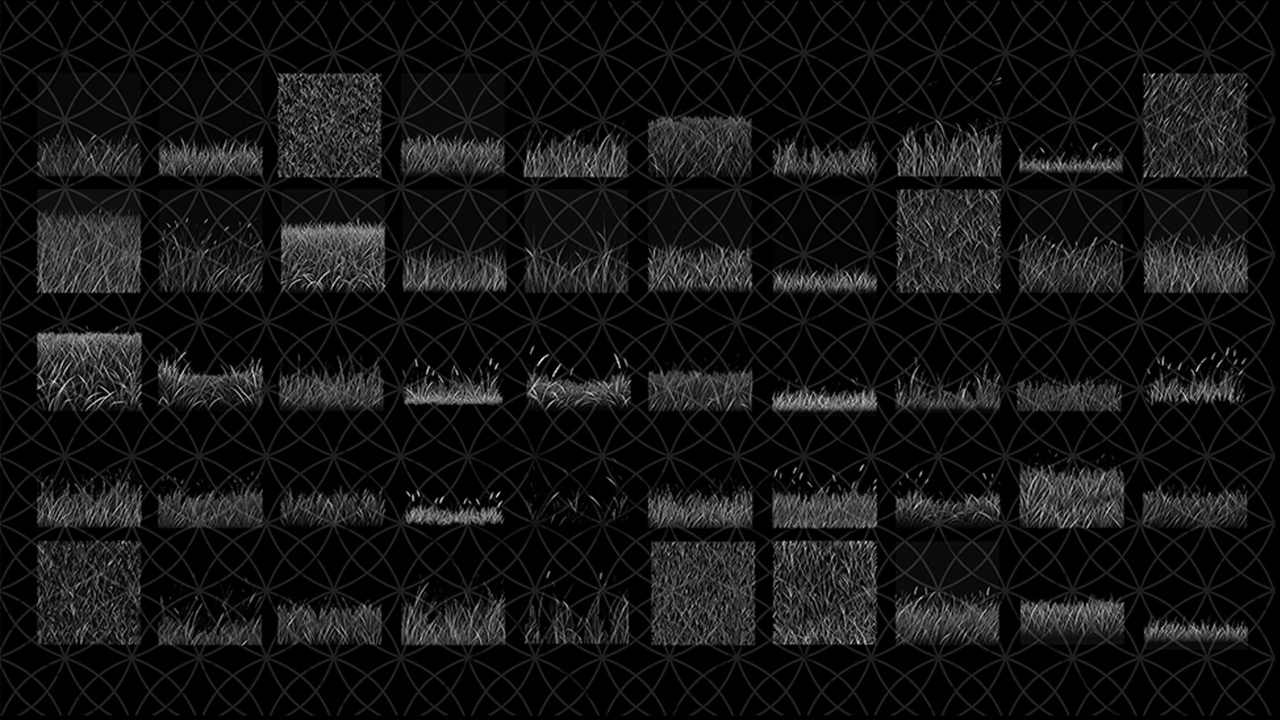 Media 1 for listing 50 Pieces - Grass Alpha/Decal Pack Vol 01