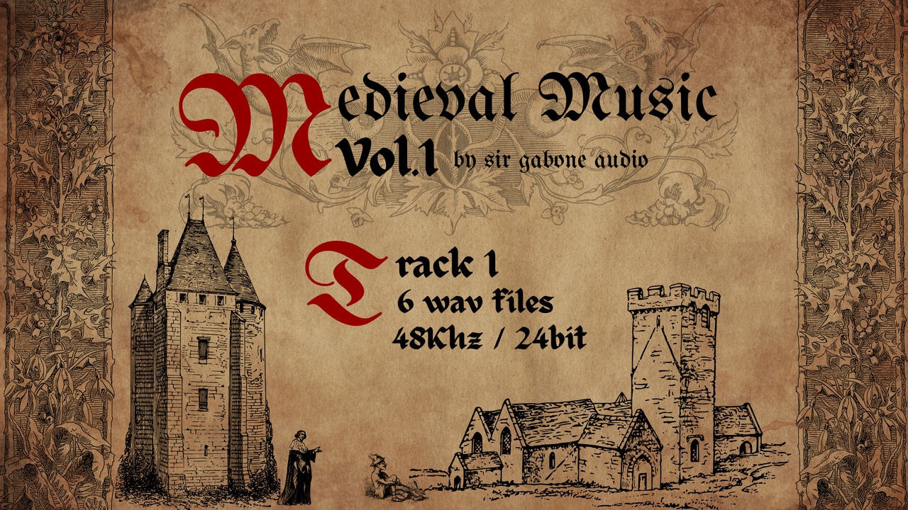 Media 1 for listing Medieval Music Pack Vol.1