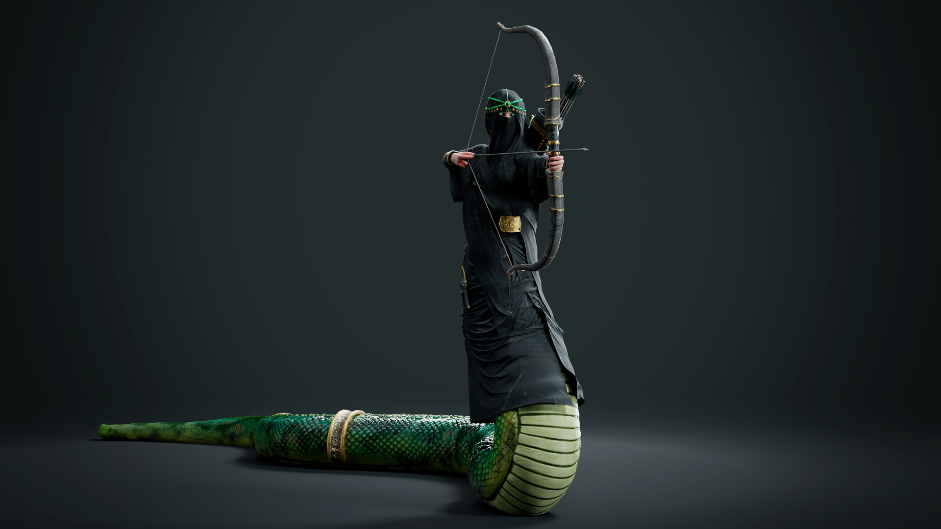 Media 1 for listing Animated Snake Archer