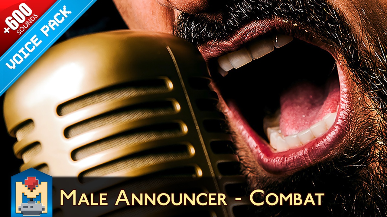 Media 1 for listing Combat Game Male Voice Announcer