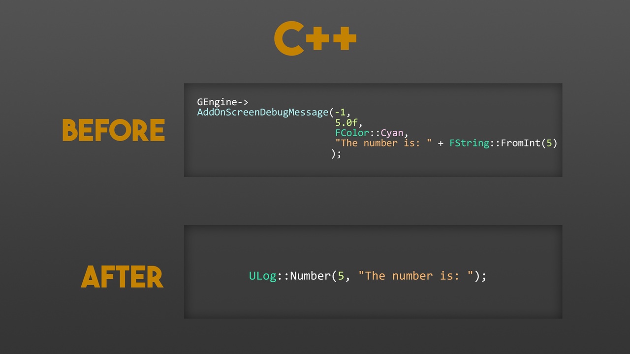 Debug Logging Library (For C++ and Blueprints)
