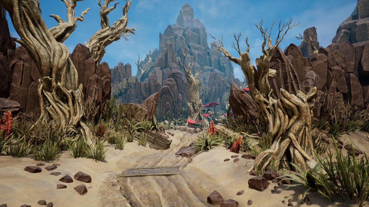 Media 1 for listing Stylized Desert Camp Environment