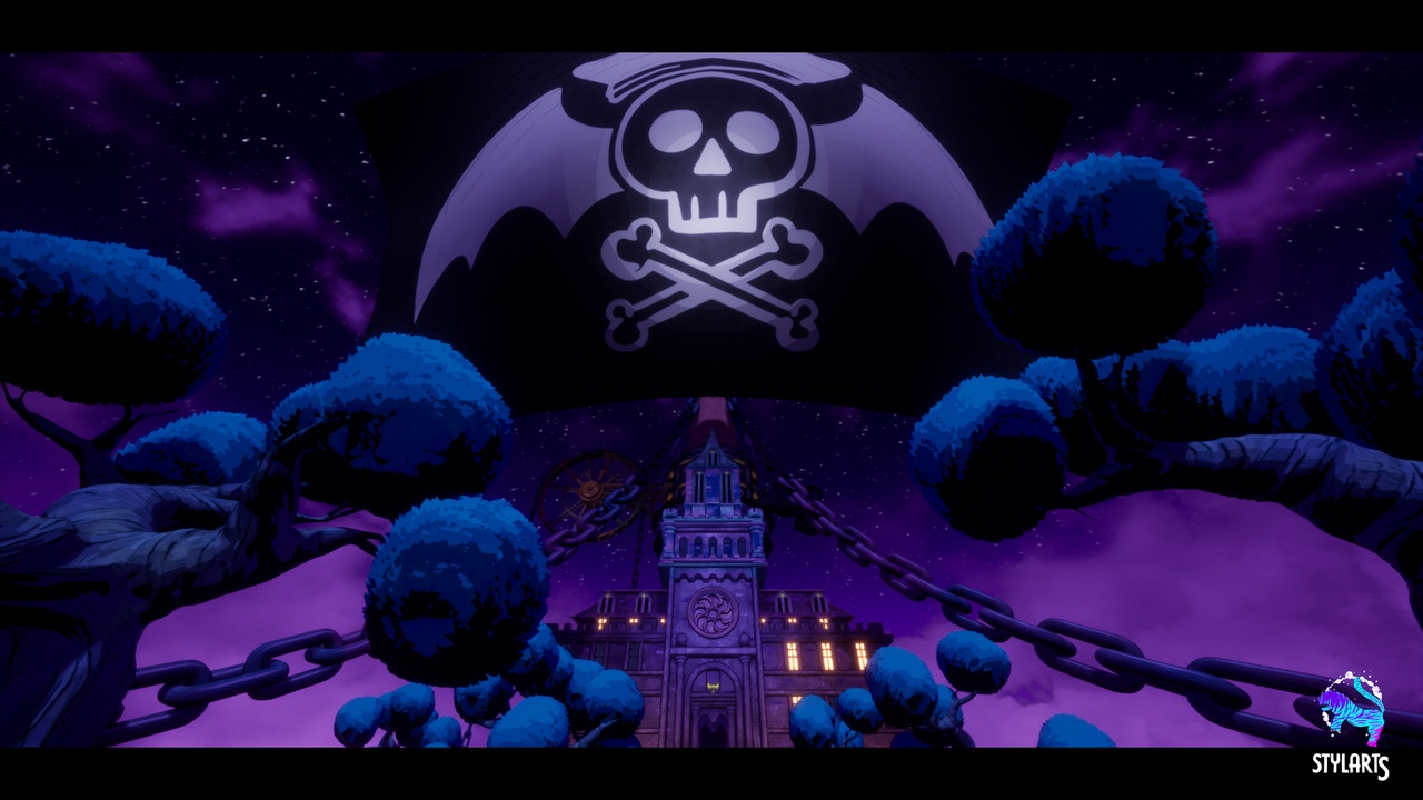 Media 1 for listing Stylized Castle Environment ( Stylized Stronghold Castle Land Fort Castle 3D )