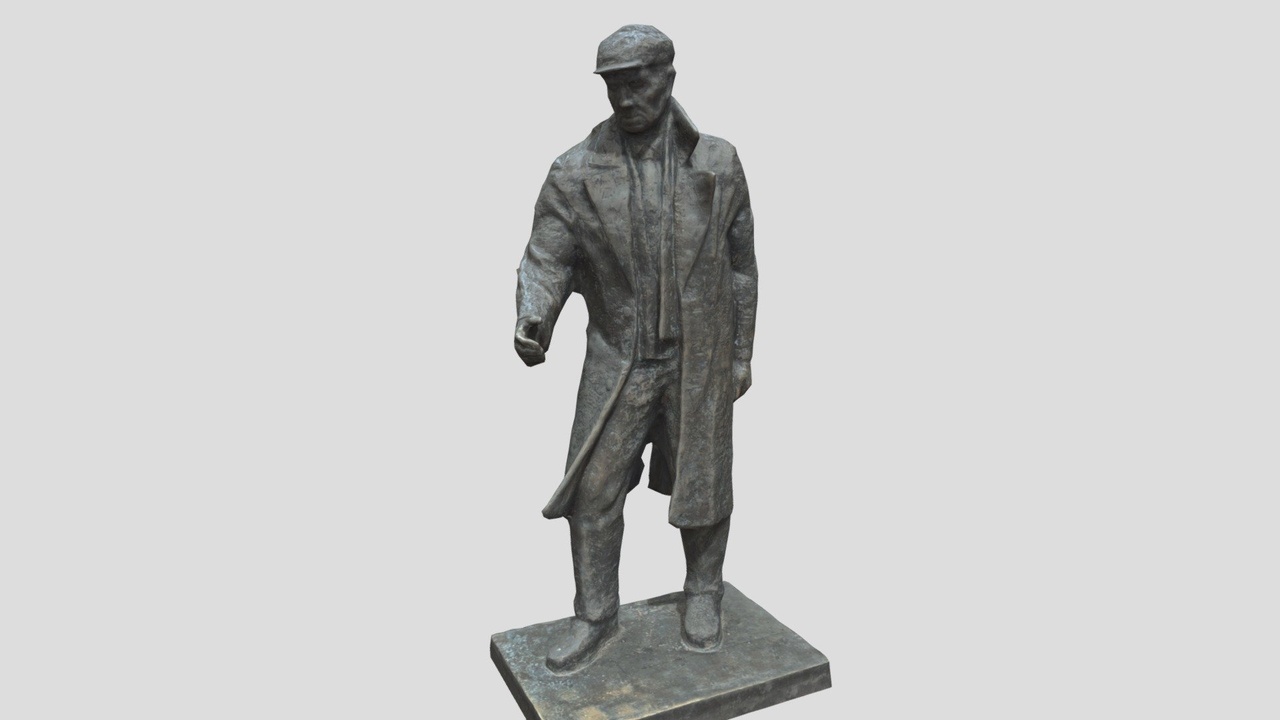 Media 1 for listing Coatted Man Statue