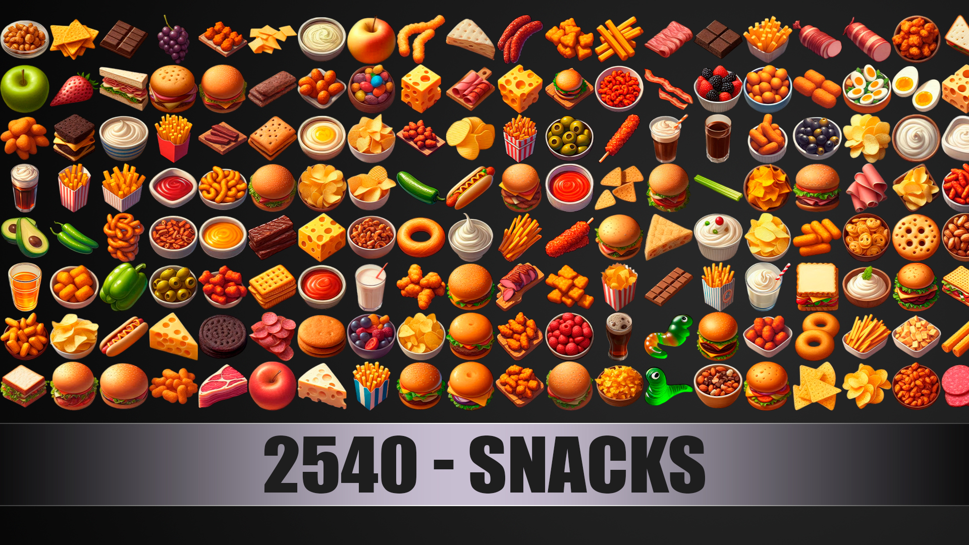 Sprite Snacks Snacks - 2540 Sprites | Fab