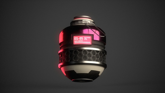 Sci-Fi Grenade 03 | Fab
