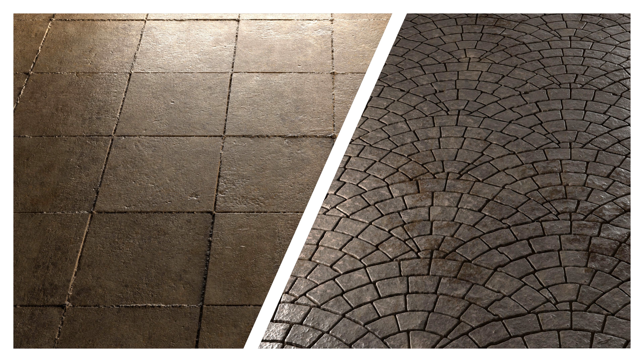 Media 1 for listing Paving Stones 8K PBR Texture Combo