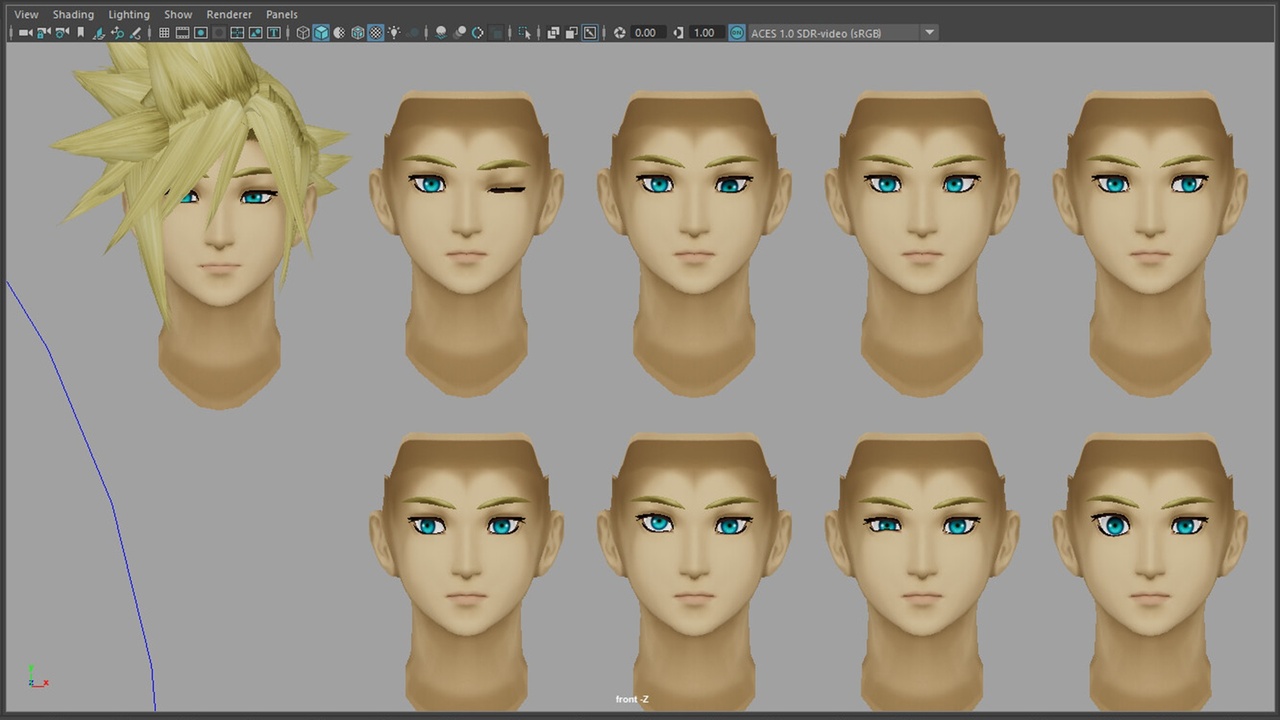 Media 1 for listing MAYA Facial MoCap Blendshape - GENERATOR