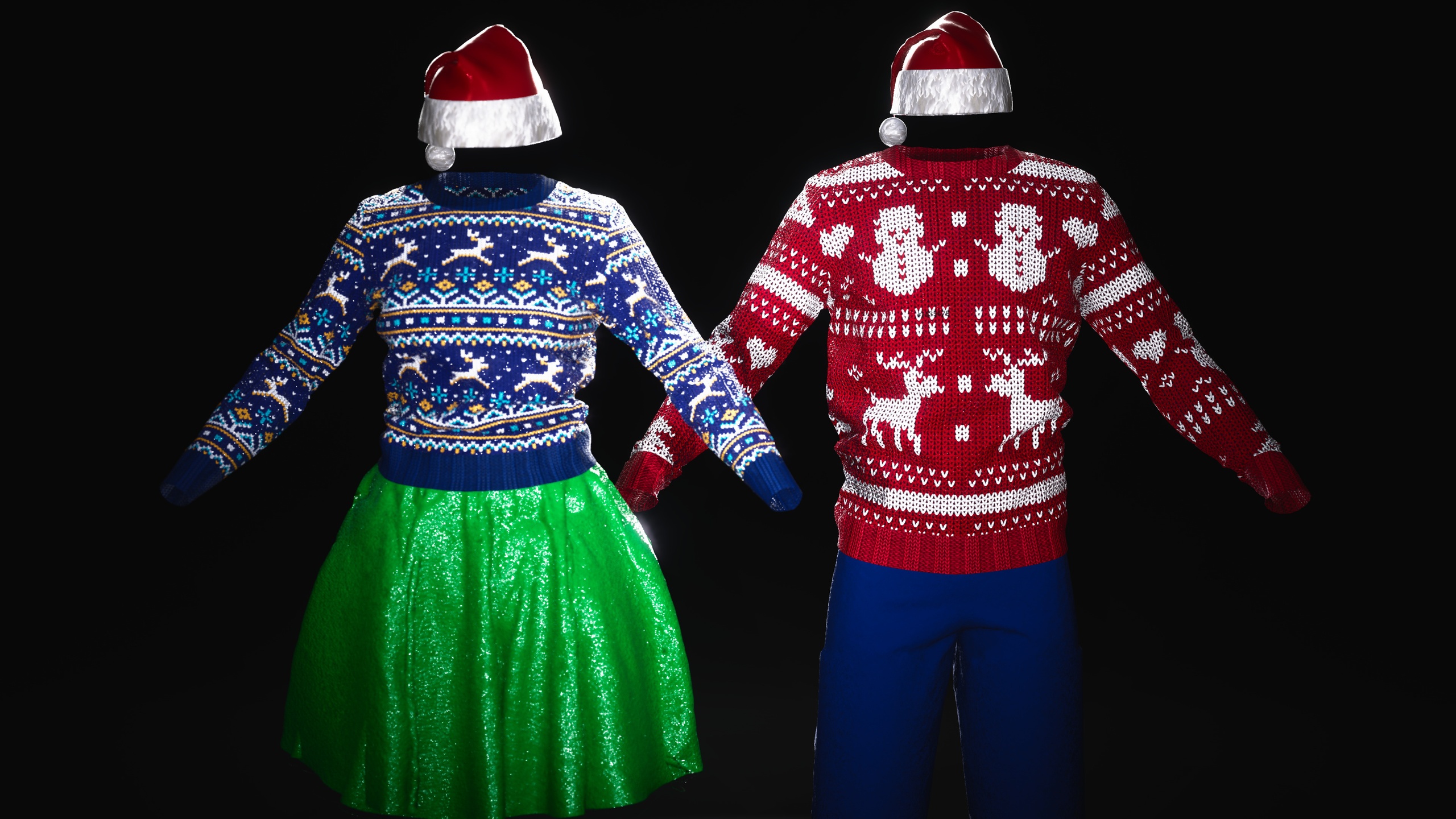Media 1 for listing MetaHuman Festive Christmas Outfit Pack