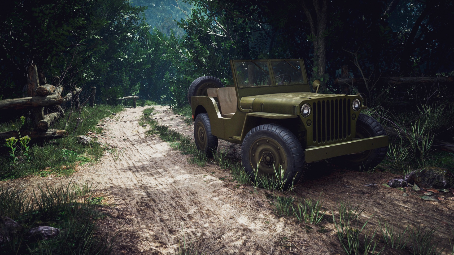 Media 1 for listing Low Poly Military Suv WW2 (Driveable)
