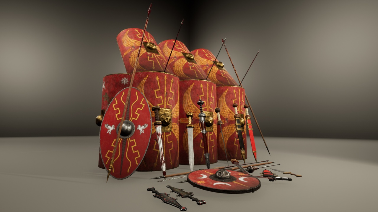 Media 1 for listing Roman Weapon and Shield Collection