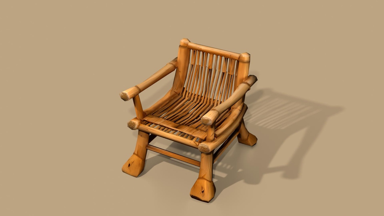 Media 1 for listing Bamboo armchair
