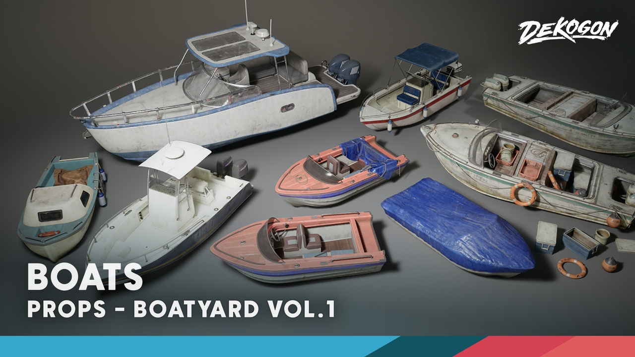 Media 1 for listing Boatyard VOL.1 - Boats (Nanite)