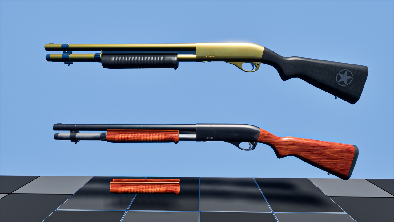 Media 1 for listing Stylized Modular Weapons & Props