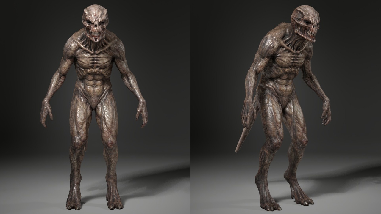 Media 1 for listing Horror Monster 3D Model 5 - Rigged - Animated - Epic Skeleton